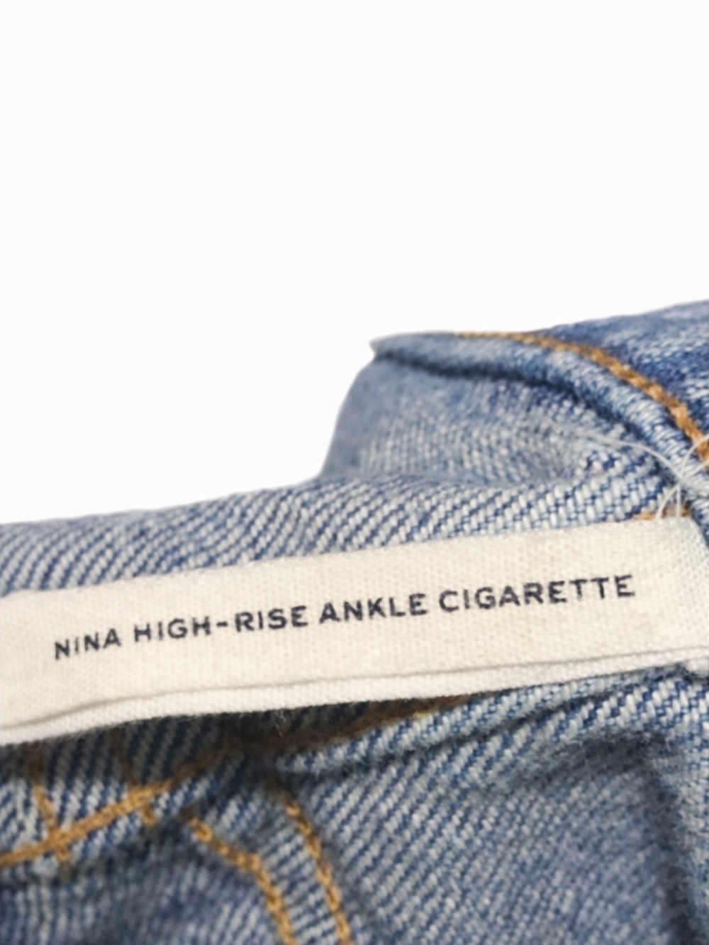 Rag & Bone Nina High Rise Ankle Cigarette Jeans Snake Print Size 26 Trendy Chic - Picture 8 of 15